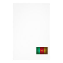 Kamerun-Schmutz-Flaggecameroonian-Beschaffenheit Bedrucktes Büropapier
