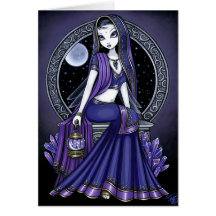 "Kami" lila Mondsari-Fee-Karte