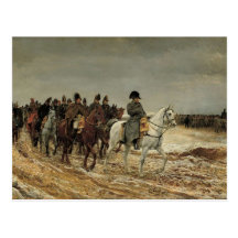 Kampagne von Frankreich Postkarten