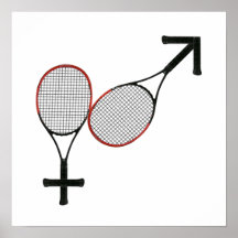 Kampf des Sex-Tennis Plakat