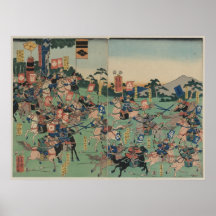 Kampf von Kawanakajima Posterdrucke