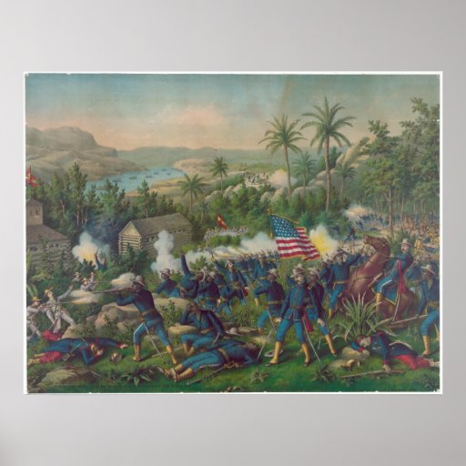 Kampf von Las Guasimas Posterdruck