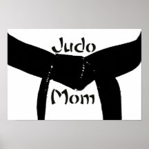 Kampfkunst-Gürtel-Judo-Mamma-Plakat-Druck