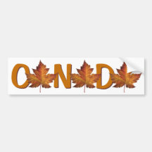 Kanada-Autoaufkleber-Herbst-GoldAhornblatt