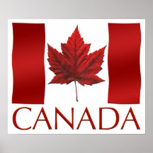 Kanada-Flaggen-Plakat-Kanada-Flaggen-Andenken-Kuns