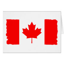 Kanada-Kanadier-Flagge Grußkarte