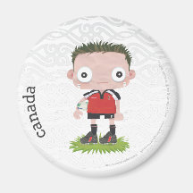 Kanada-Rugby-Kühlschrankmagnet