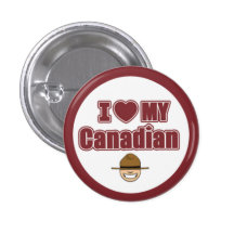 Kanada-Tag - Mountie! Button