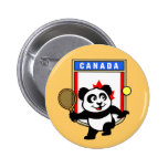 Kanada-Tennis-Panda Anstecknadelbuttons