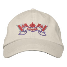 Kanadier kennzeichnet Hut Besticktes Baseballcap