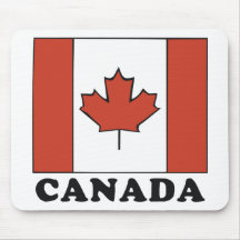 Kanadische Flagge Mousepads