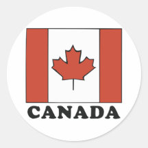 Kanadische Flagge Sticker
