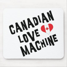 Kanadische Liebe-Maschine Mousepad