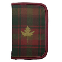 Kanadischer Ahornblattursprünglicher Tartan-Minifo Mappe