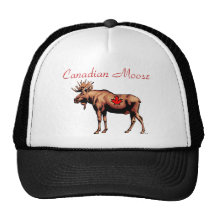 Kanadischer Elch-Hut Trucker Mütze