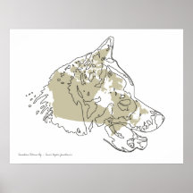 Kanadisches Eskimohundeplakat/-druck