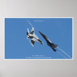 Kanadisches Jet-Kämpfer NAHES ANRUF Plakat der Hor