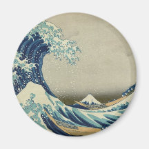 Kanagawa-Welle durch Katsushika Hokusai Magnets