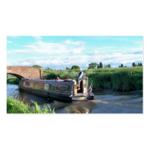 KANAL-BOOTE BRITISCH VISITENKARTE