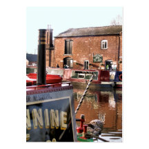 KANAL-BOOTE BRITISCH VISITENKARTEN