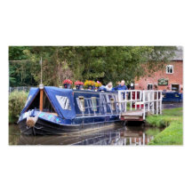 KANAL-BOOTE BRITISCH VISITENKARTEN