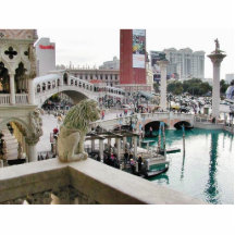 Kanal-Gondel-Brücken Las Vegas Photofiguren