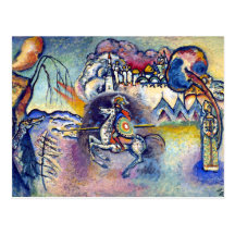 Kandinsky - St George und der Drache Postkarten