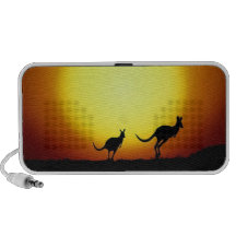 Kängurus im australischen Hinterland Speaker