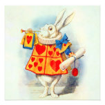 Kaninchen in Alice-Märchenland ~ Einladung