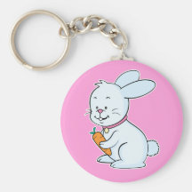 Kaninchen keychain Rosa Schlüsselanhänger