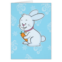 Kaninchen notecard karte