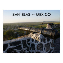 Kanone bei San Blas Mexiko Postkarten