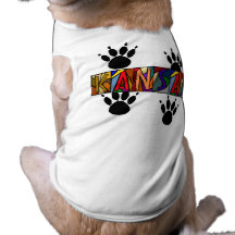KANSAS ~ PERSONALISIERTES LGLETTER ~ PET-WARE FÜR  HUND SHIRT