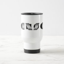 KANSAS (Schwarzweiss) Tee Tasse