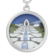 Kapelle in Azoren Personalisierte Halskette