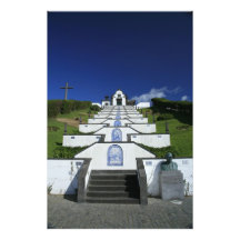 Kapelle in Azoren Photo Drucke