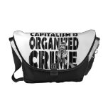 Kapitalismus ist Kriminalitäts-Bote-Tasche Kurier Tasche