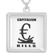 Kapitalismus-Tötungen Personalisierte Halskette