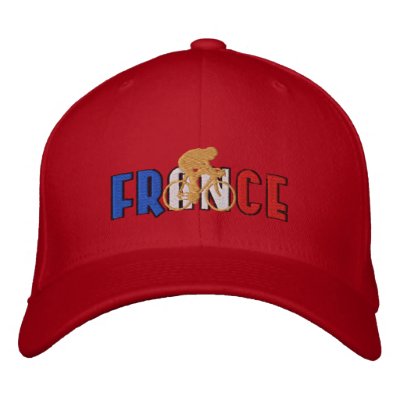 KAPPE Frankreichs radfahrengoldsieger-Fahrradkappe Bestickte Baseballcaps KAPPE Frankreichs radfahrengoldsieger-Fahrradkappe Bestickte Baseballcaps