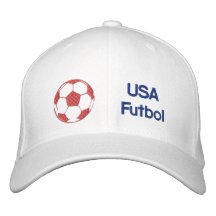 Kappe USA Futbol für amerikanische Fußballfans Bestickte Mütze