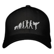 Karate-Gürtel-Kampfkunstkriegskünstlerfans bestickte kappen