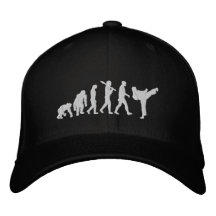 Karate-Gürtel-Kampfkunstkriegskünstlerfans Bestickte Baseballcaps