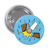 Karate-Hieb-Knopf Buttons