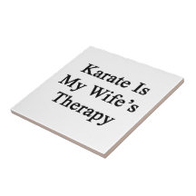 Karate ist die Therapie meiner Ehefrau Fliese