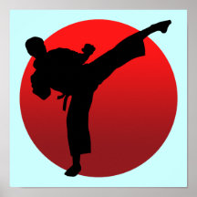 KARATE keri ポスター
