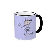 Karate-Mädchen-T-Shirts und Geschenke Tee Tasse