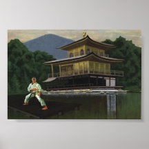 Karate Pavillion Plakatdruck