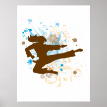 Karate-Plakat