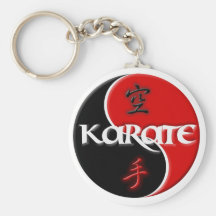 Karate Yin Yang Schlüsselkette Schlüsselband