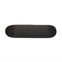 Karierter WolfminiSkateboard Individuelles Skateboard